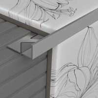 L alakú csempe élvédő alumínium