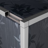 Dekorációs élvédő alumínium 