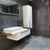 Tilezza Terra Divina Antracite 60x120 padlólap