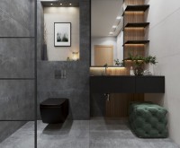 Tilezza Impressione Antracite 40x80 padlólap Tilezza Impressione Antracite 40x80 padlólap