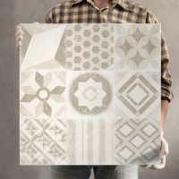 Tilezza Impressione Maiolica Beige 60x60 padlólap