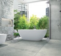 Tilezza Impressione Grigio 60x120 padlólap